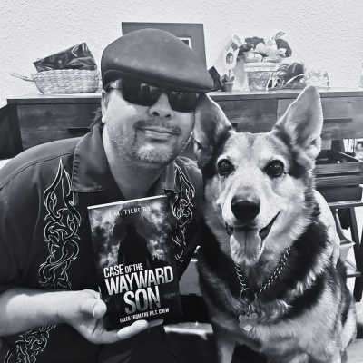 J.M. Tilbury with his German Shepherd Pookie
